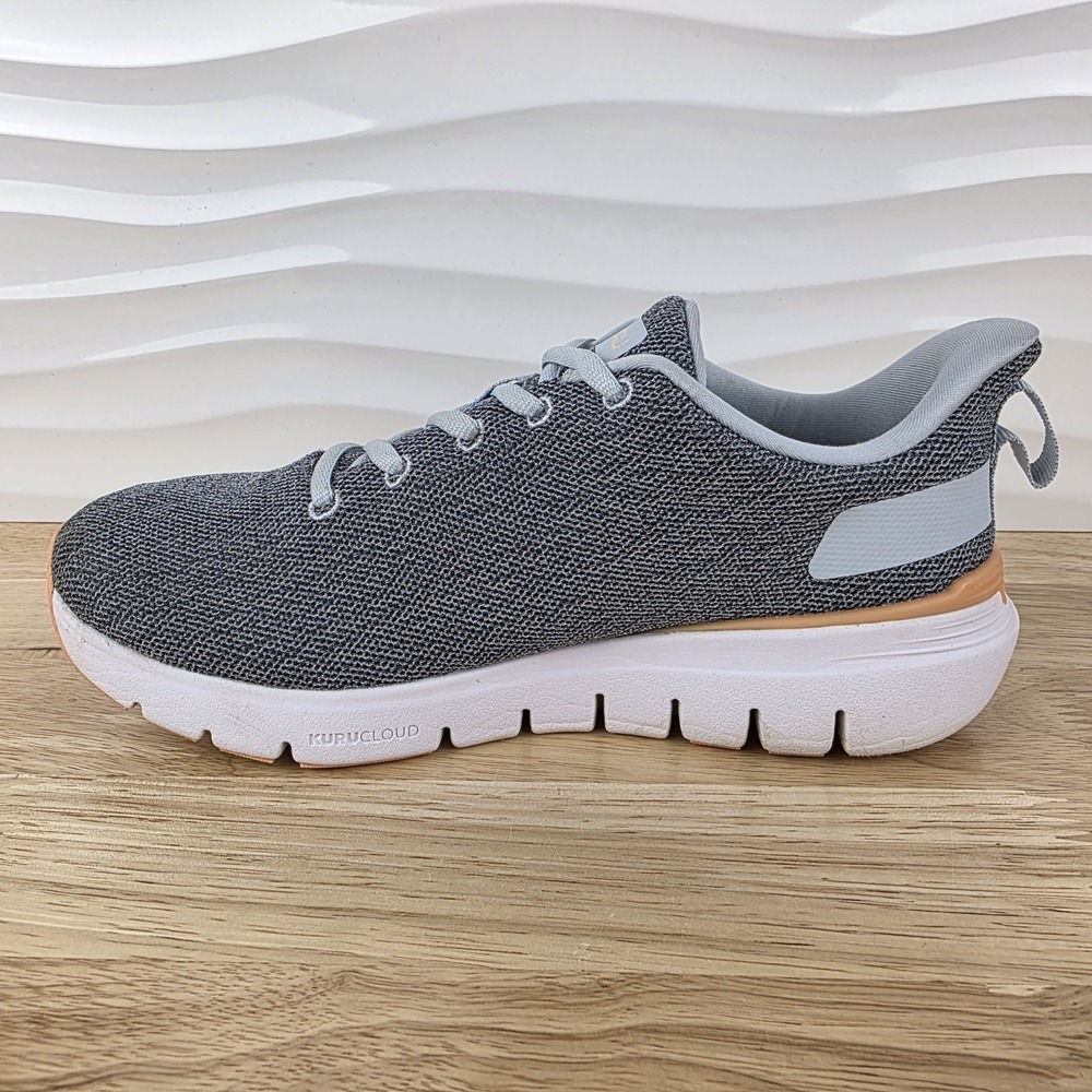 Kuru Flex Via Sneakers Womens 8 Mist Blue Apricot Athletic Running Shoe 20990280 - Picture 2 of 14